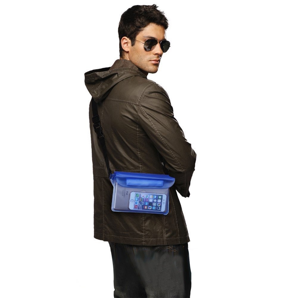 Túi chống nước điện thoại đeo hông đi biển, đi bơi