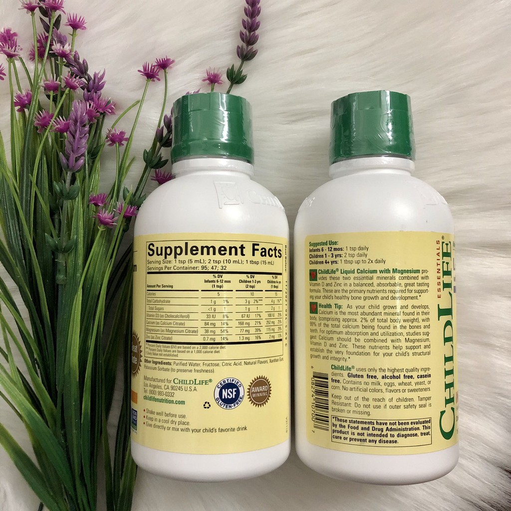 ❤️ [Date 8/2022] Childlife Liquid Calcium Magnesium 473ml Mỹ, Ship Air, Bill đầy đủ | BigBuy360 - bigbuy360.vn