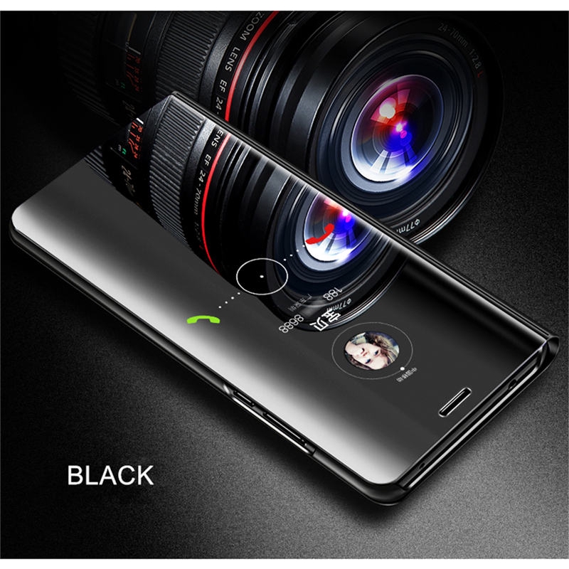 Ốp Lưng Nắp Gập Tráng Gương Cao Cấp Cho Vivo Y30 Y50