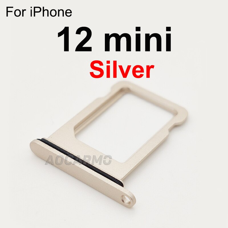 Khay SIm iPhone 12 Mini 5.8&quot; ZIN có Ron Chống Nước &amp; Lẫy Giữ Sim