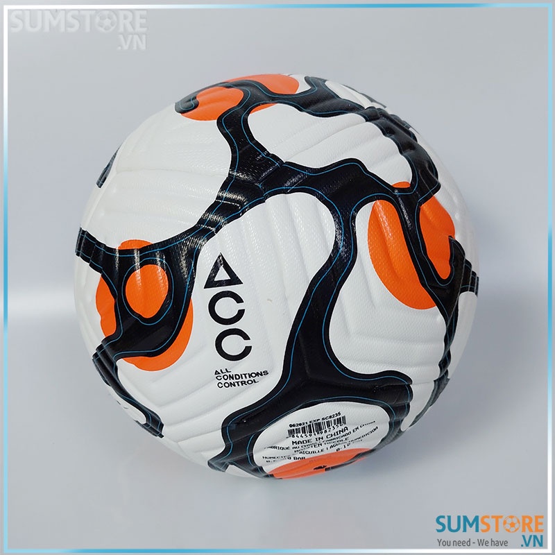 Quả Banh Bóng Đá Ngoại Hạng Anh Loại 1 Đúc Nguyên Khối Cao Cấp Mới Nhất - Trắng size 4-5