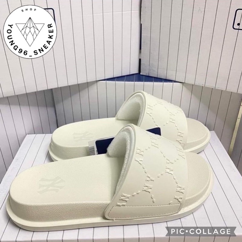 |Full box|Dép ML.B Chunky mound dia monogram Màu Be