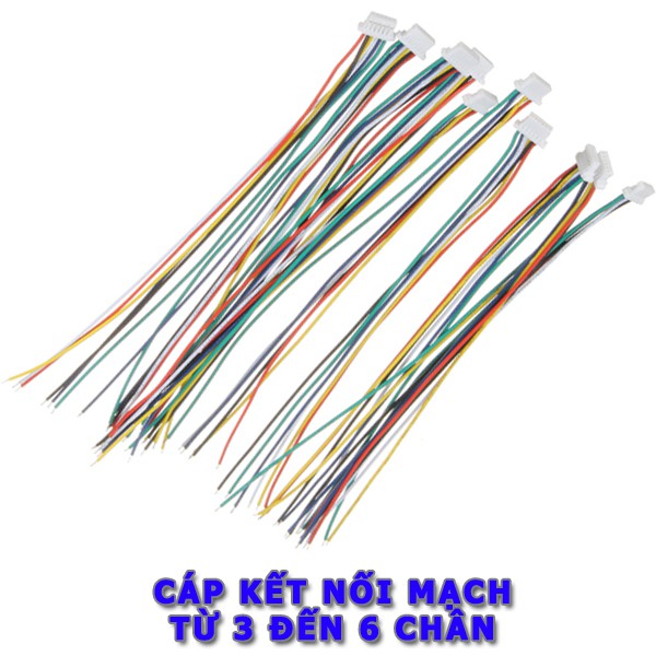 - Sợi cáp nối mạch ESC - VTX - Camera FPV - FC nhiều chân từ 2 đến 8, dày 1mm