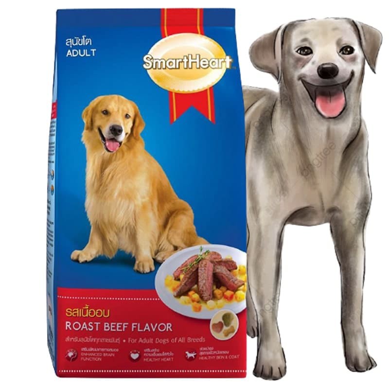 Thức ăn cho chó SMARTHEART Gói 1,5Kg, Tăng cường hệ miễn dịch,tiêu hóa tốt, giúp da và lông khỏe mạnh