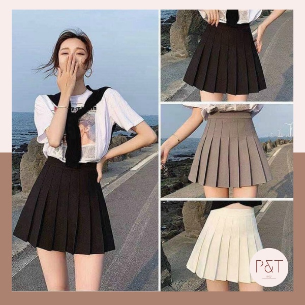 Chân Váy Tennis Xếp Ly Dáng Chữ A Dáng Ngắn Cạp Cao Hàng Cao Cấp | BigBuy360 - bigbuy360.vn