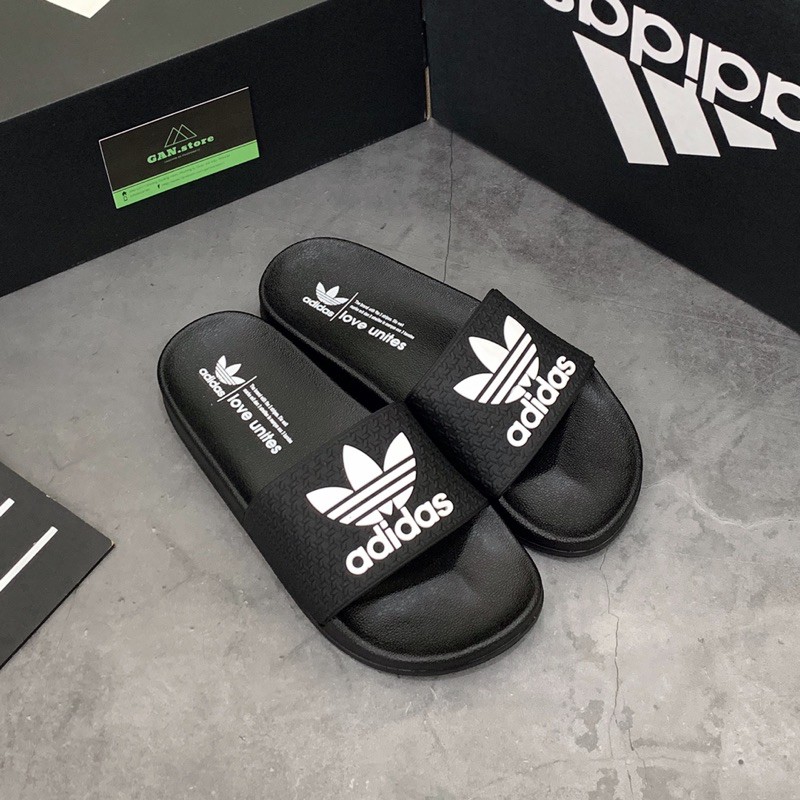 DÉP ADIDAS ADILETTE BÁNH MÌ ĐEN