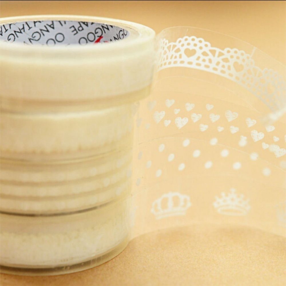 Băng Keo Ren Trong Suốt Dán Trang Trí Sổ Lưu Niệm