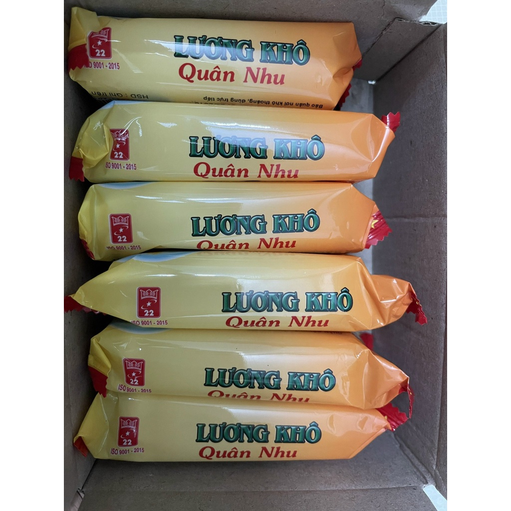Lương khô quân đội Lương khô quân nhu 65gr/gói vị đậu xanh