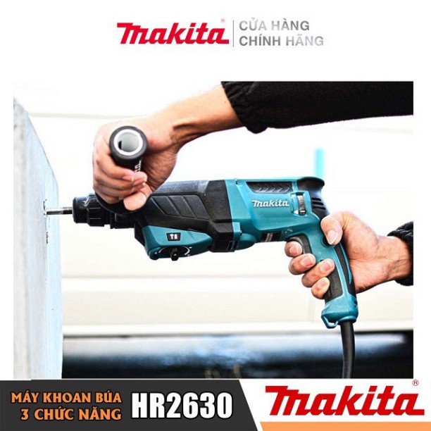 [Hàng Chính Hãng] Máy Khoan Búa Đa Năng Makita HR2630 ( 26MM-800W ) Bảo Hành Toàn Quốc