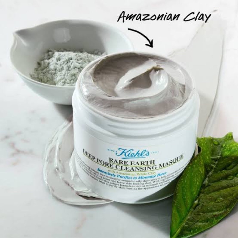 Mặt nạ đất sét và mặt nạ bơ Kiehl’s Rare Earth Deep Pore Cleansing Masque