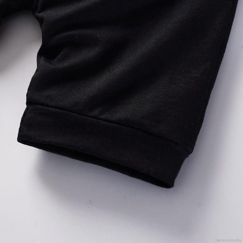 Set áo thun phối cà vạt + quần short cho bé trai