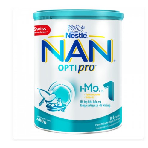 Sữa Nan Optipro HMO SỐ 1 SỐ 2 400G