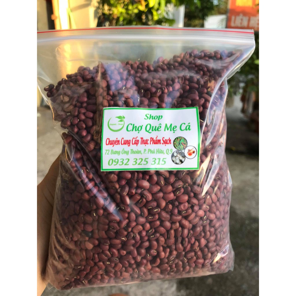 Đậu đỏ hạt nhỏ, đậu đỏ quê trồng hữu cơ loại 0.5 kg