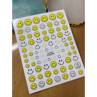 Sticker dán móng nghệ thuật mặt cười