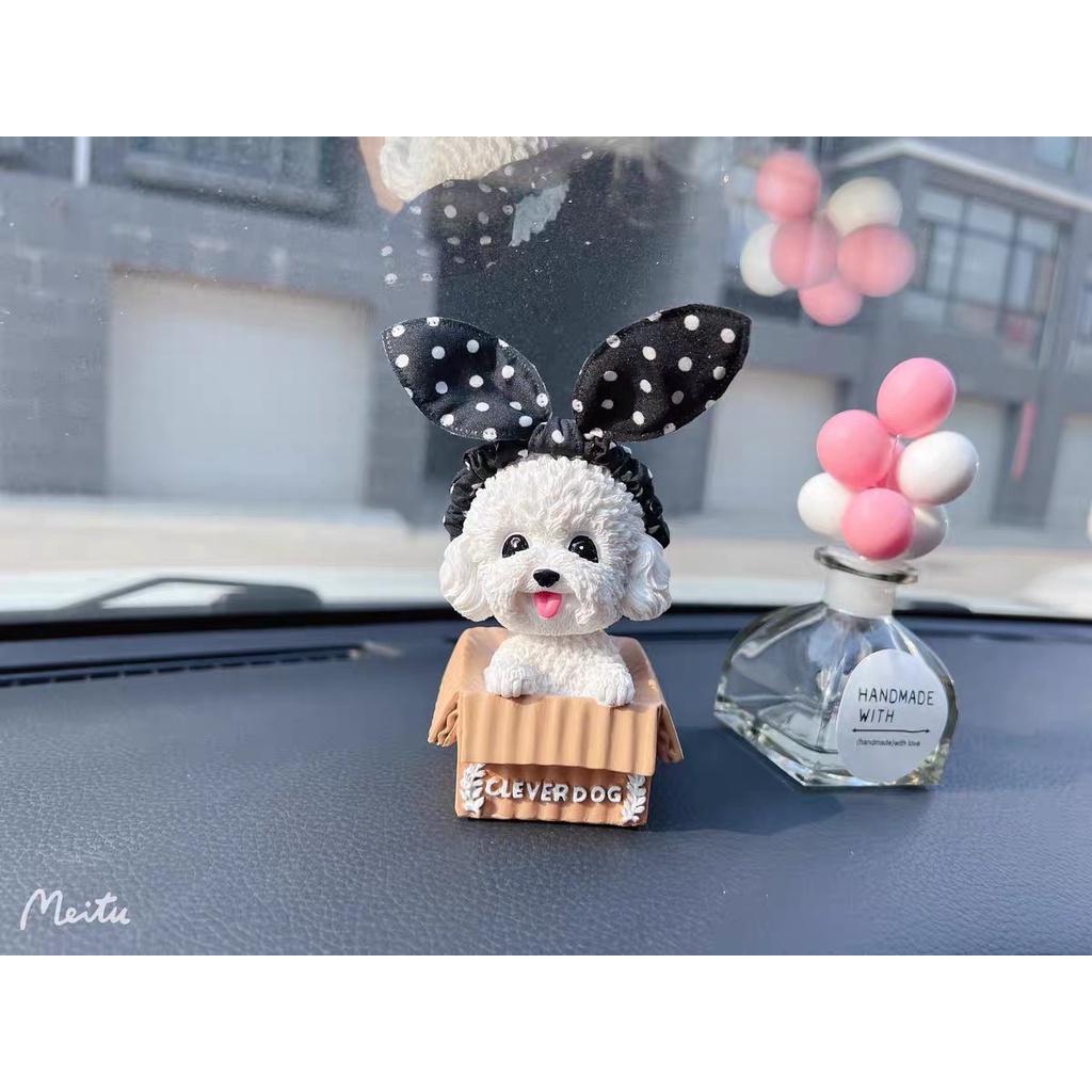 Trang Trí Taplo Ô Tô, Xe Hơi, Bàn Làm Việc, Bàn Học, Phòng Khách Cún Con Dễ Thương