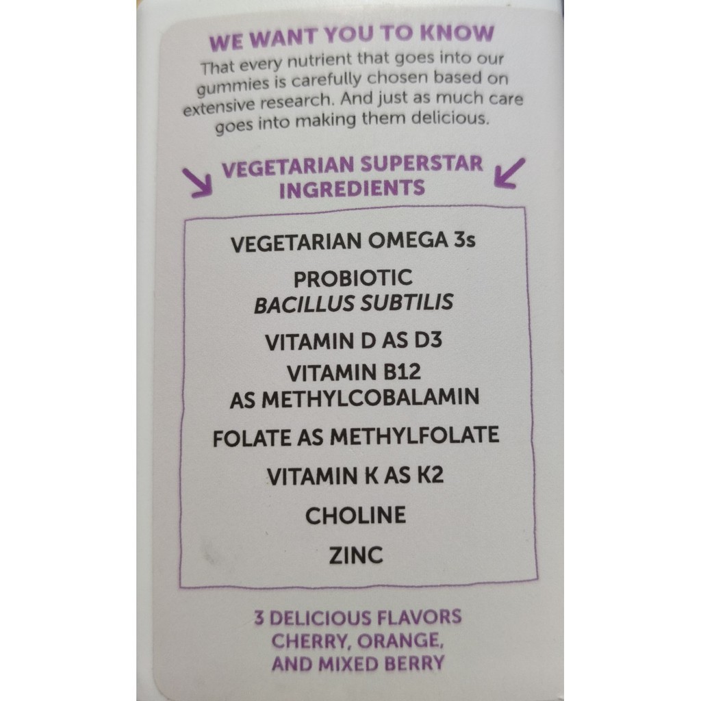 Kẹo dẻo hữu cơ vitamins - Smarty Pants