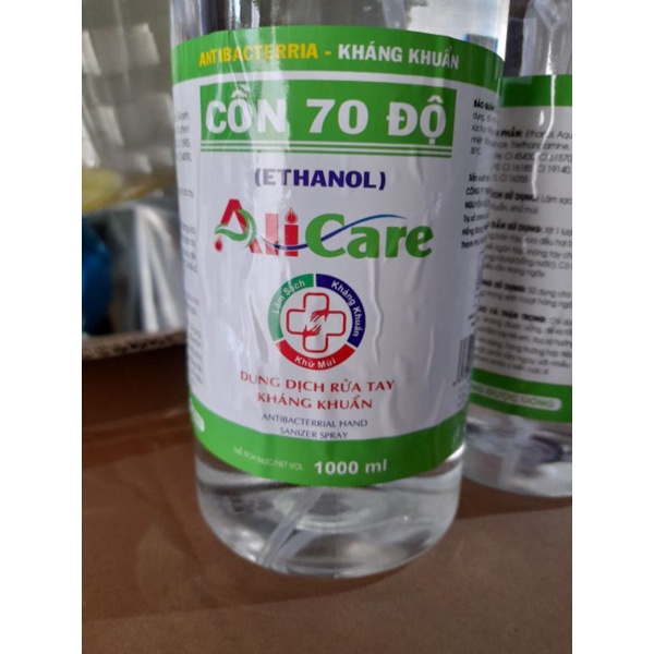 Cồn 70 độ AliCare 1000ml kháng khuẩn | BigBuy360 - bigbuy360.vn