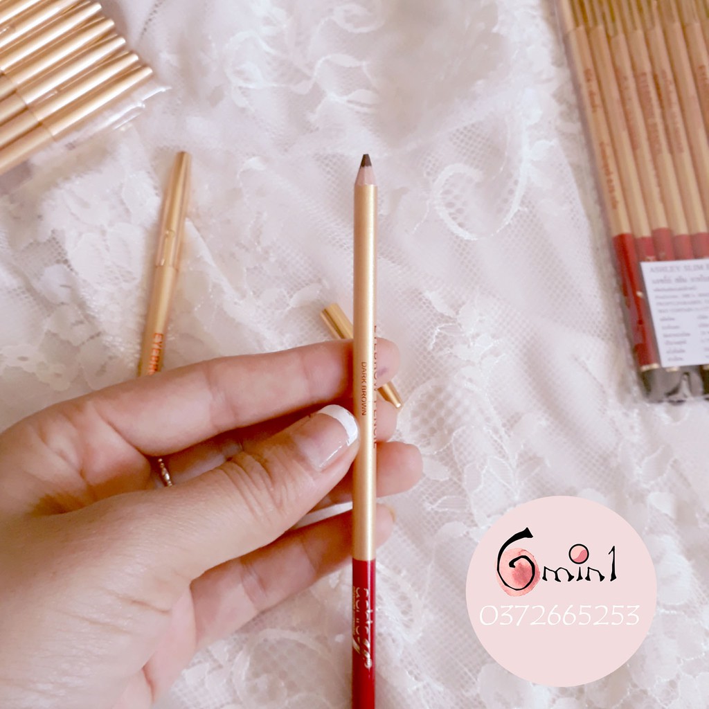 Chì Kẻ Mày Ashley Eyebrow Pencil AP005 Siêu mảnh 1mm