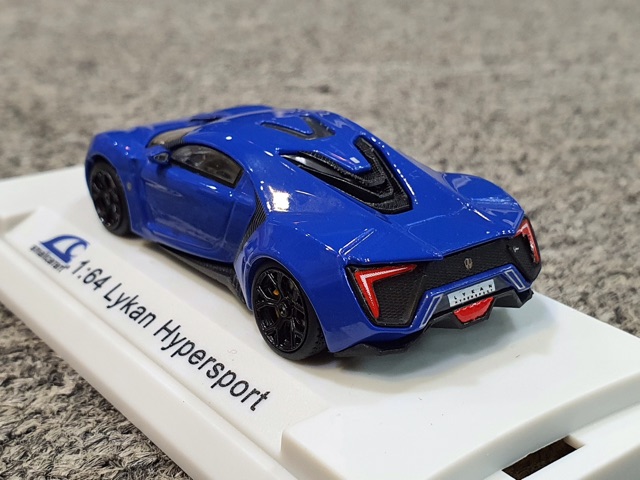 Xe Mô Hình Lykan Hypersport 1:64 Smallcarart ( Xanh Dương )