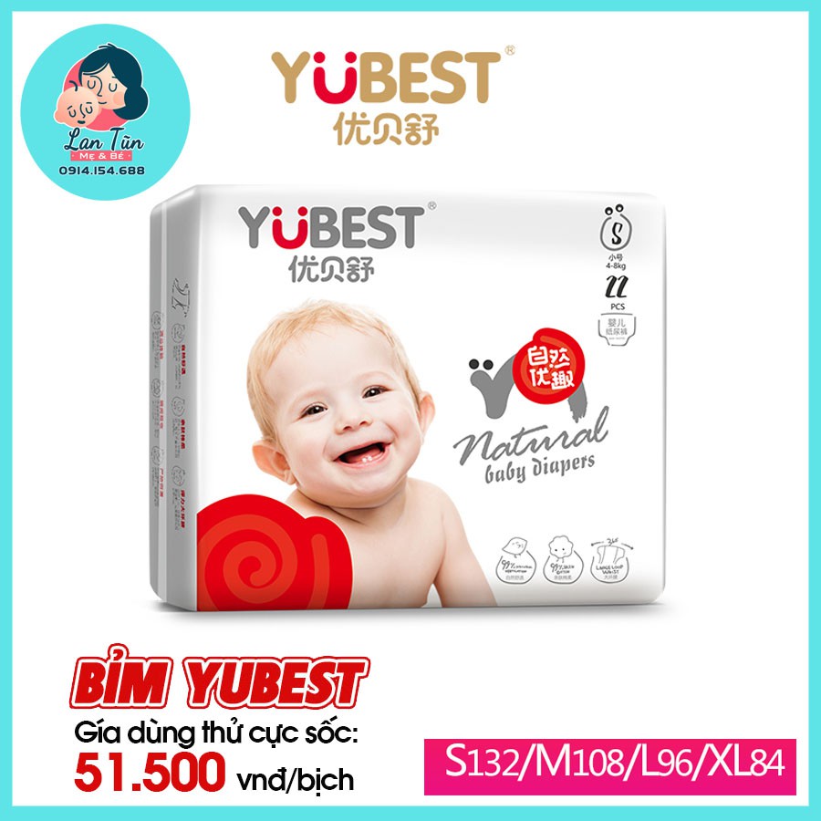 Bỉm quần YUBEST sz L gói nhỏ dùng thử