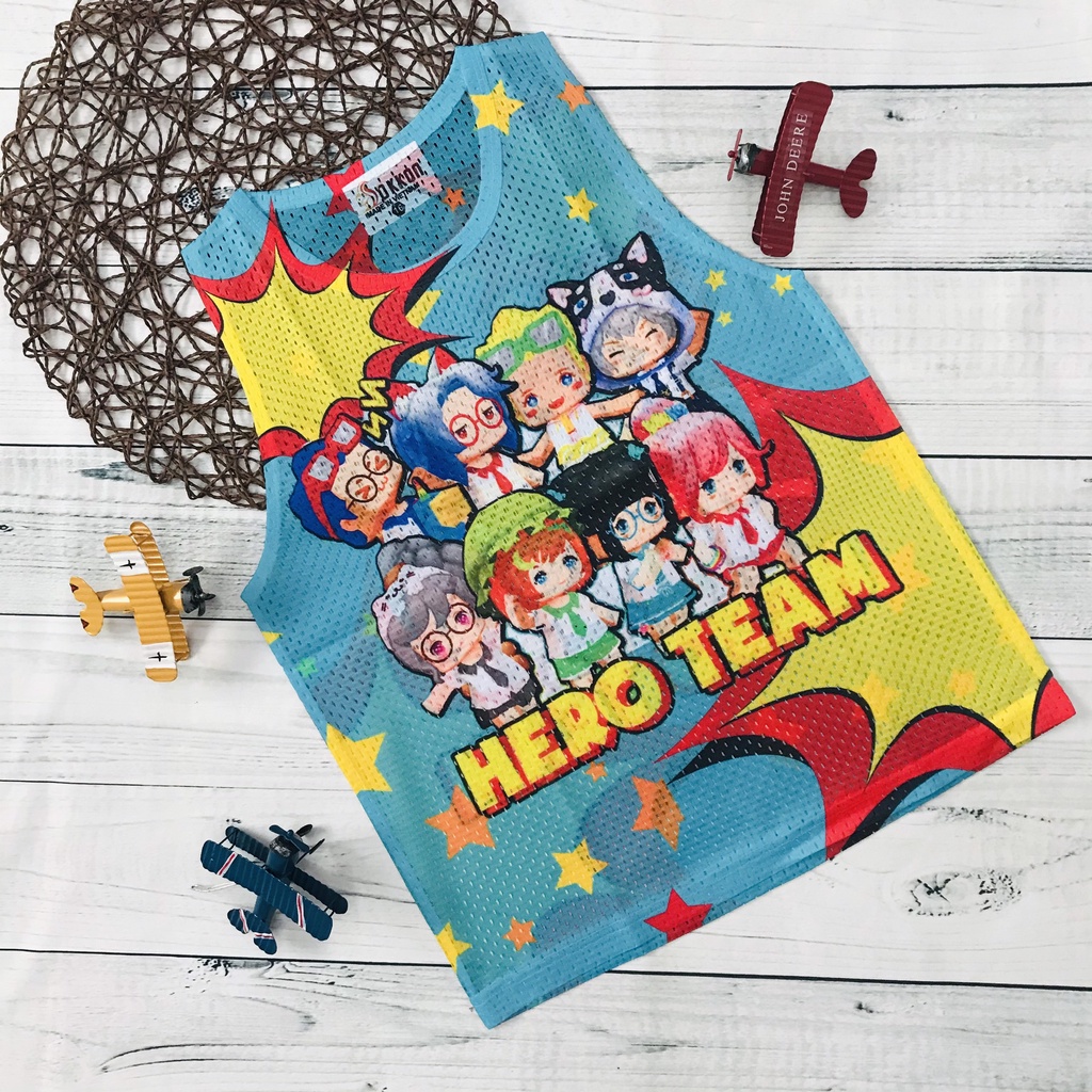 Áo ba lỗ lưới Hero Team