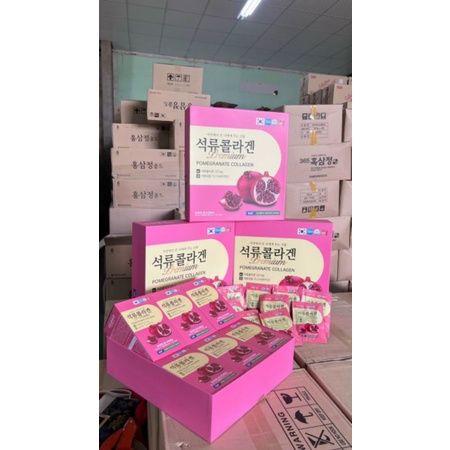 Nước uống đẹp da Collagen Lựu Đỏ Hàn Quốc