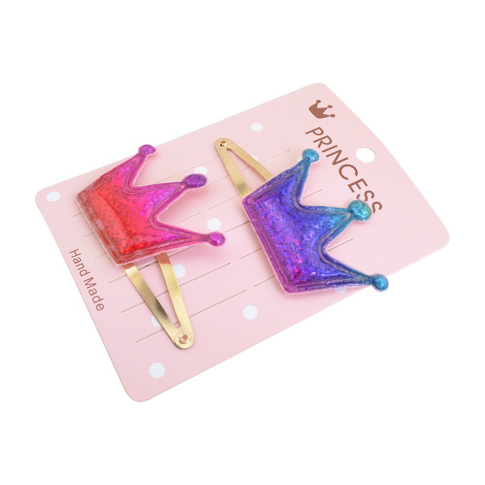 Set 2 kẹp tóc sequin KIDSBOWS nhiều màu sắc dễ thương cho bé gái