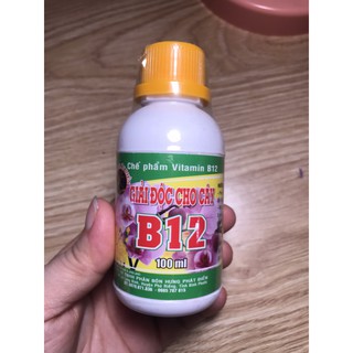 Dung dịch giải độc cho cây vitamin b12 lọ 100ml