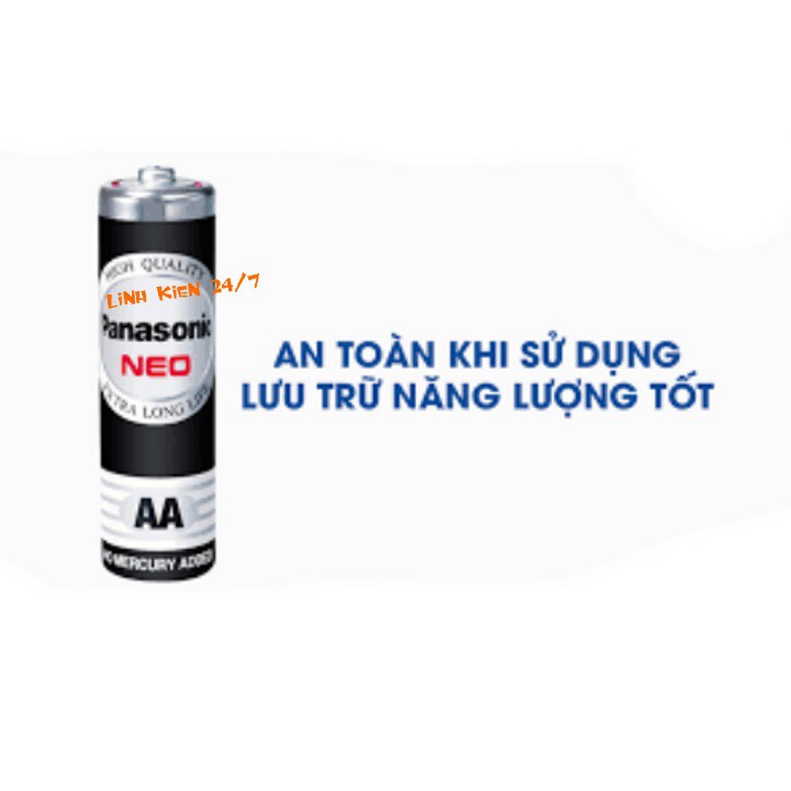 Pin Điều Khiển AA Panasonic 1,5V Vỉ 4 Viên