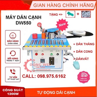 ⚡️𝐅𝐑𝐄𝐄 𝐒𝐇𝐈𝐏⚡️ máy dán cạnh gỗ dw550 đa chức năng dán cong, thẳng, vát