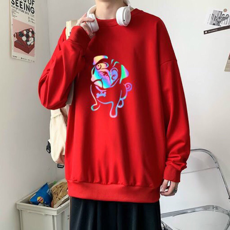 Áo hoodie Sweater Unisex nỉ cao cấp êm mịn nam nữ mix đều ngầu0