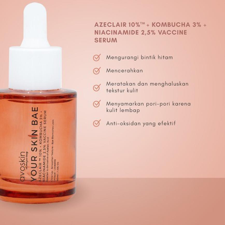 Freeongkir|R-1285||Serum NIACINAMIDE AZECLAIR 10% + Composcha 3% + NIACINAMIDE 2.5% Avoskin YOUR SKIN | BigBuy360 - bigbuy360.vn