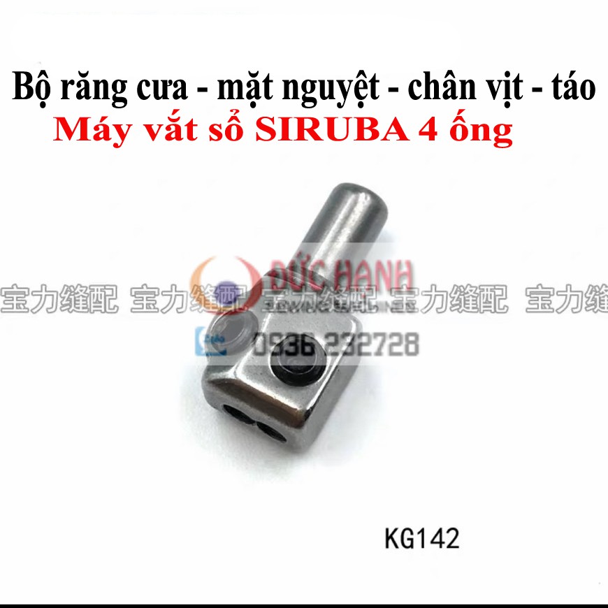 COMBO RĂNG CƯA - MẶT NGUYỆT MÁY VẮT SỔ SIRUBA 4 ỐNG