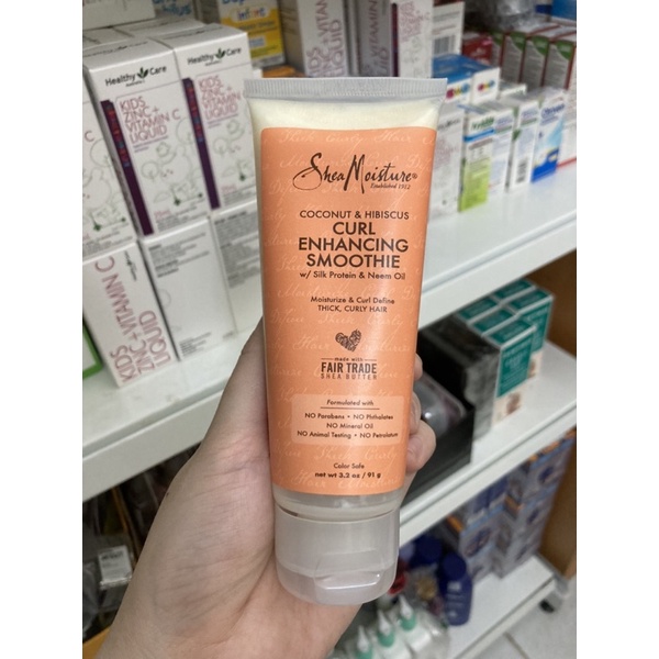 Xả gội ủ dưỡng Shea Moisture Curl &amp; Shine tóc uốn 384ml