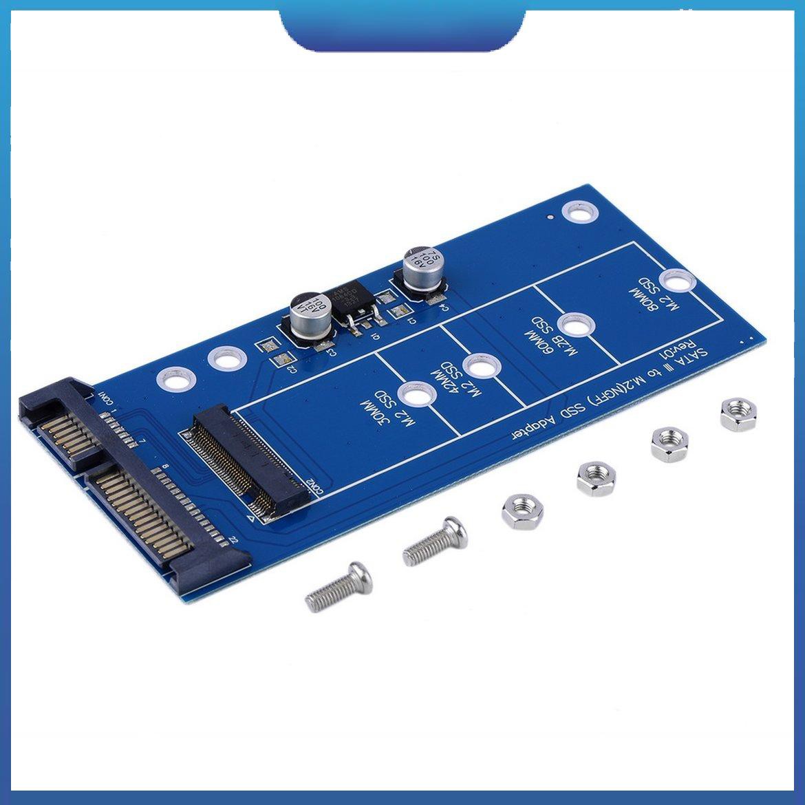 Thẻ chuyển đổi M2 NGFF ssd SATA3 SSDs Sata sang NGFF chuyên dụng cao cấp | BigBuy360 - bigbuy360.vn