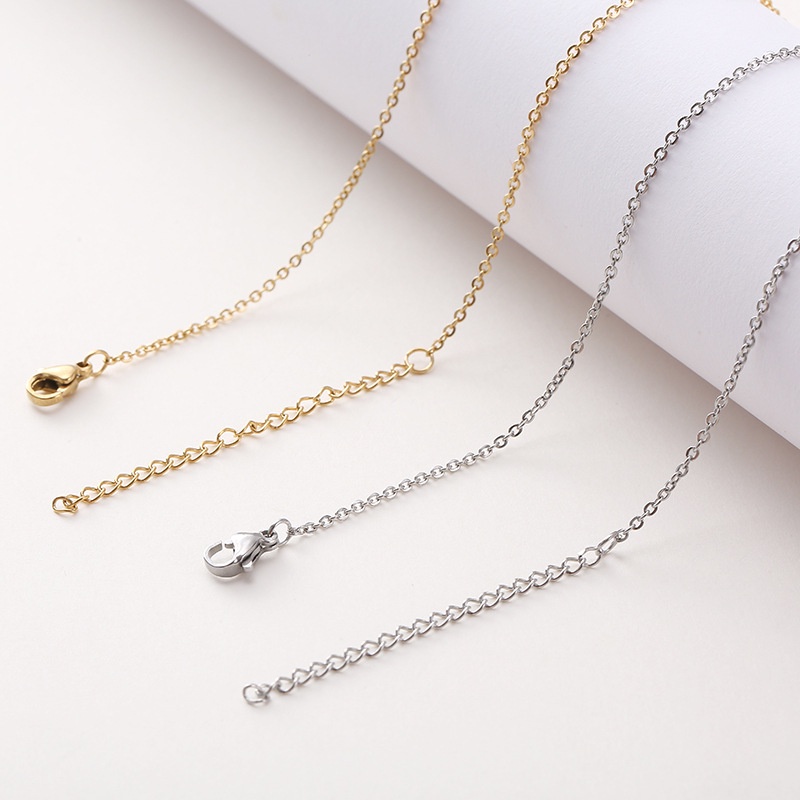 Vòng cổ Bằng Thép Không Gỉ 1.5mm Thời Trang Dành Cho Nam Và Nữ