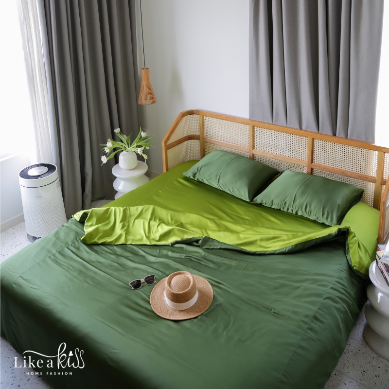 Vỏ gối nằm lụa LIKE A KISS  | 40x60cm 50x70cm | 20 Màu, Lụa cao cấp ngừa nếp nhăn và bảo vệ tóc | BigBuy360 - bigbuy360.vn