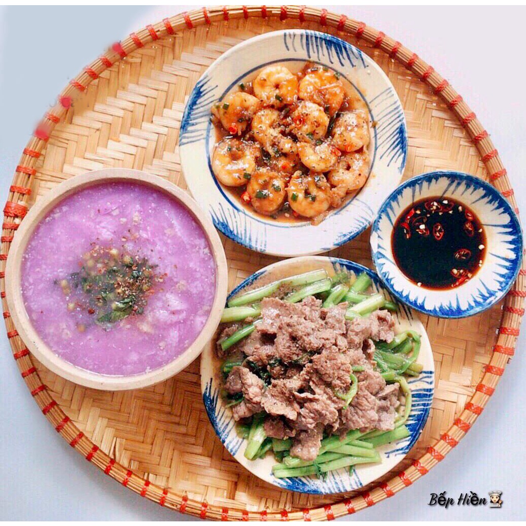 Combo Must Have - Vietnamese Cuisine gia vị món Việt bột Tỏi Tiêu đen xay Bột nghệ Bột hành tím Muối hồng Himalaya