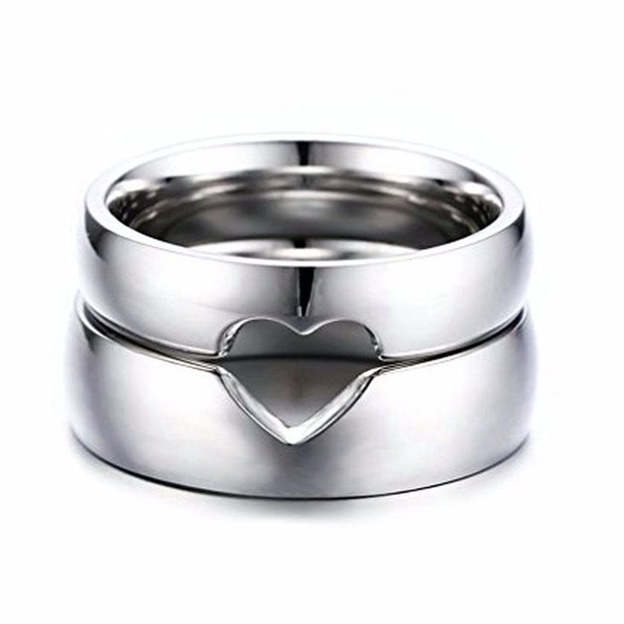 Nhẫn đôi Bạc Hiểu Minh NC428