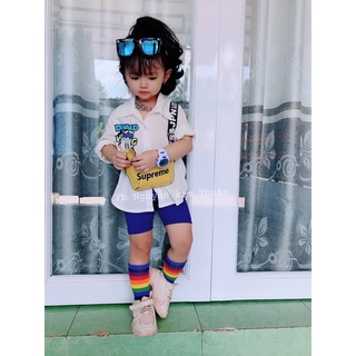 Sét mickey và quần ngố cho bé