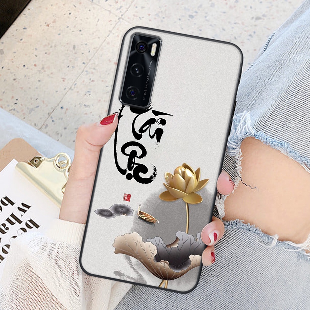 Ốp lưng Vivo V20 SE in hình chữ tài chữ lộc, Cha Mẹ, bình an SIÊU ĐẸP