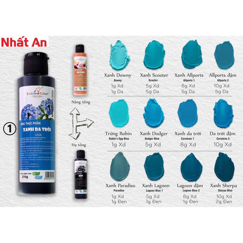 Màu nước Ivory Unicorn 210gr