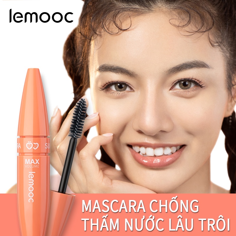 [Hàng mới về] Set mascara kèm bút kẻ mắt LEMOOC chống nước thiết kế lâu trôi