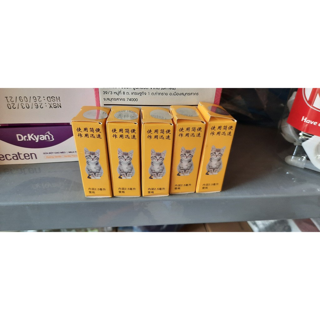 Nhỏ gáy trị ve rận chó mèo