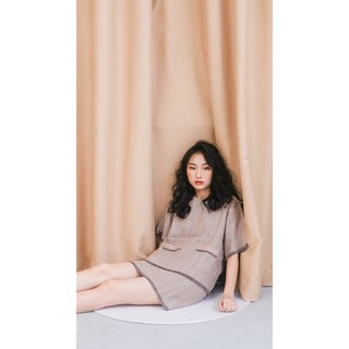 Set áo và chân váy Tweed S/M/L
