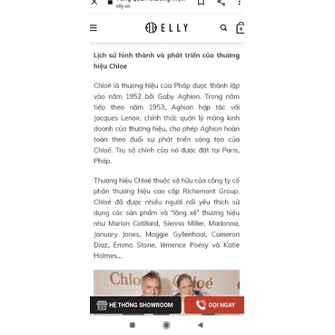 Vial nước hoa Gợi Cảm Tinh Tế Chloe Eau de Parfum 1,2ml