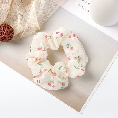 Dây Cột Tóc Vải Nhung Scrunchies Phong Cách Hàn Quốc Nhiều Màu Dành Cho Nữ