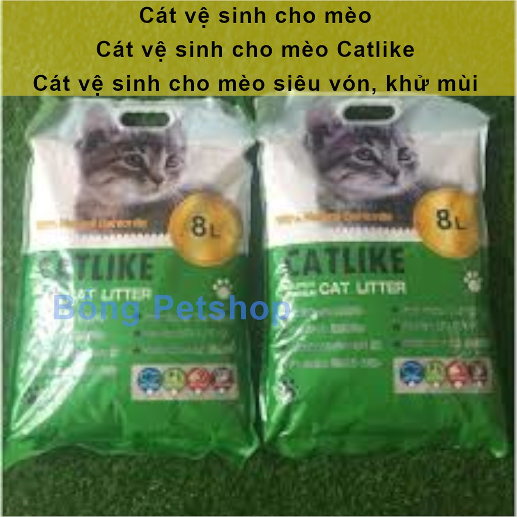 Cát vệ sinh cho mèo - Cát mèo Catlike - Cát vệ sinh cho mèo siêu vón, khử mùi