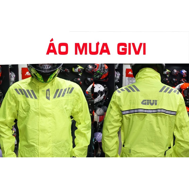 Áo mưa bộ Givi CRS02 chính hãng - Áo mưa bộ đi phượt