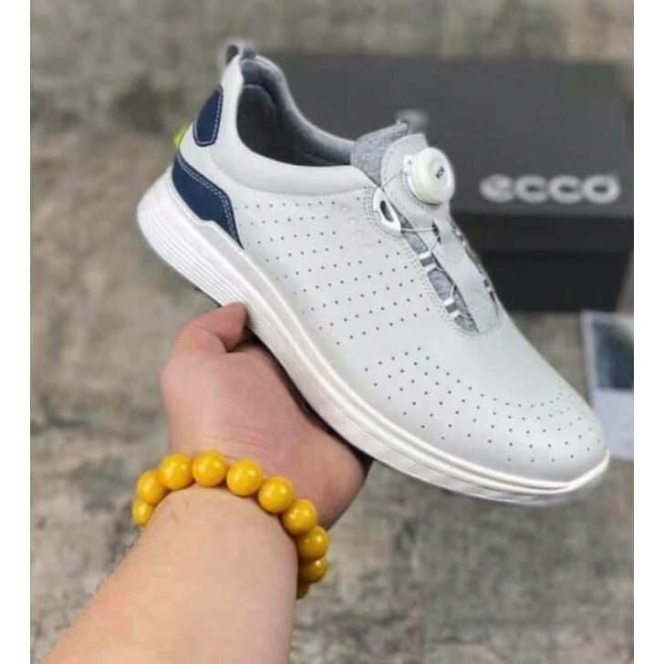 GIÀY ECO NÚT VẶN 2 MÀU TRẮNG , ĐEN